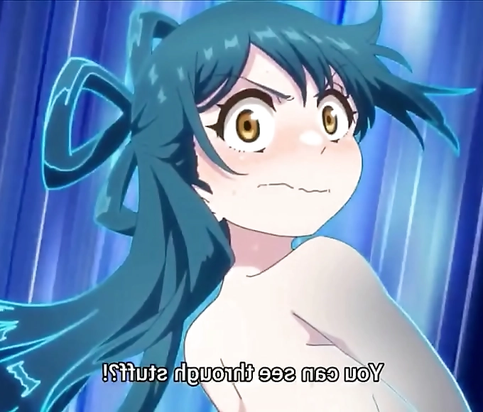 JAV Anime ENF CMNF MMD: See Through X-Ray vision for Nude Blue Hair Girls