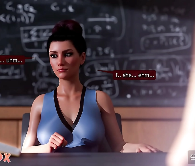 Futa3DX - Mistress Teacher Shows Her Skills as She Fucks Cute Futa Blonde