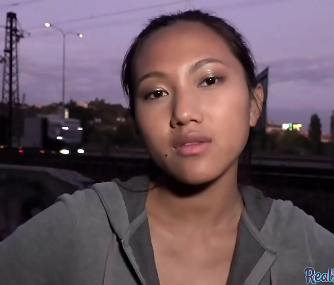 JAV Hottie Gets Public Doggy Style Outdoor Treat: A Luscious Asian Enchantress Seduces with Her Alluring Body