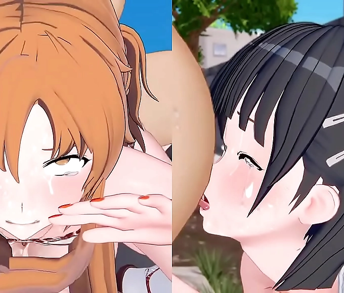 Watch Japanese AV Idols Asuna and Suguga in Sensual Optic