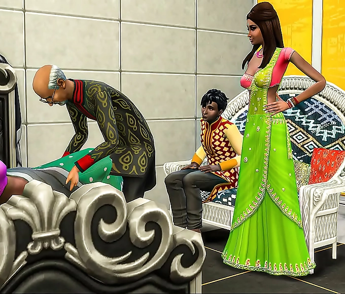 Indian Teen Gets a Taste of Family Fun with Desi Stepmom and Step Dad