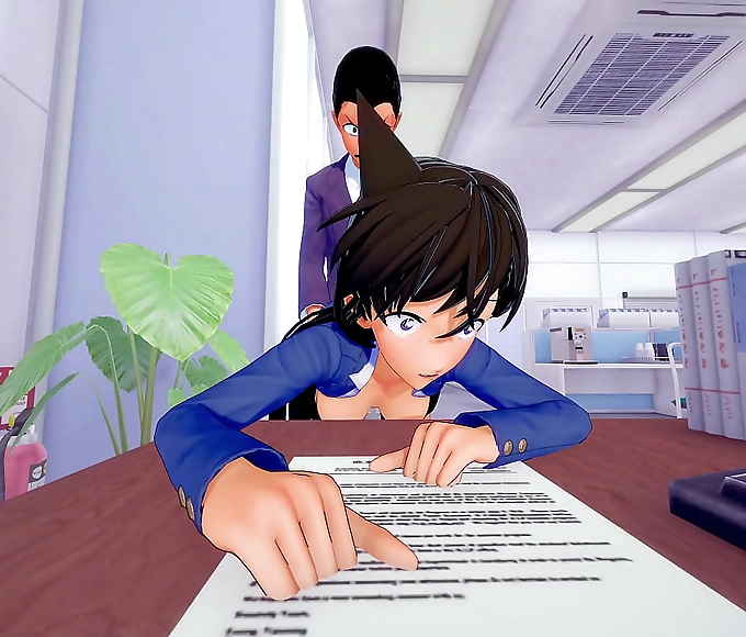 Kogoro Mori s Hard Fucking of Cute Anime Detective Conan s Ran Will Make You Scream!