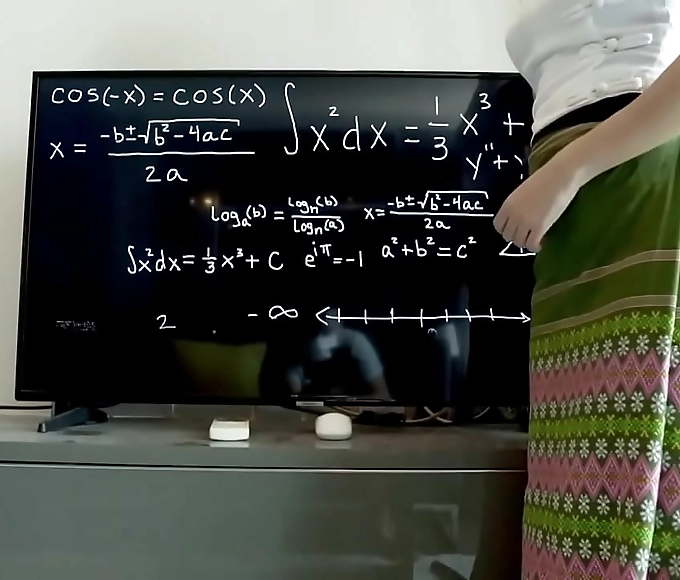 Myanmar's Sensual Math Teacher Delights with Hardcore Sexual Exploits