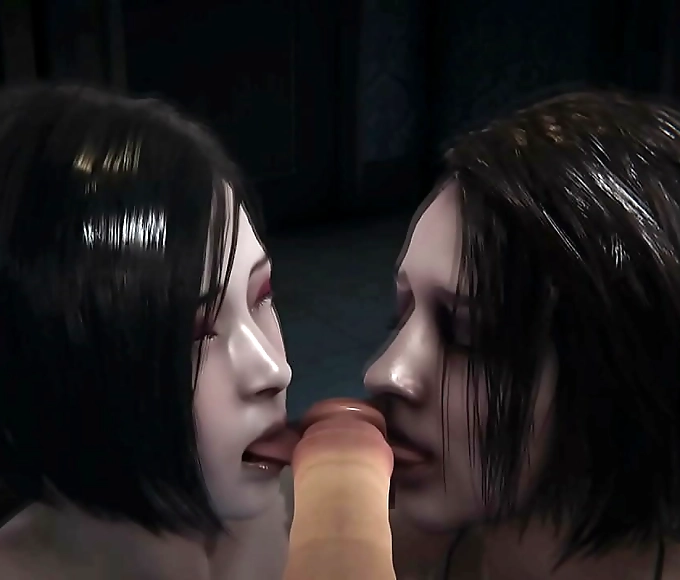 Bing Bang! Asians Luscious Mouths Eating Juicy Cocks: JAV Greats Ada Wong and Jill Valentines Hot Action on Film