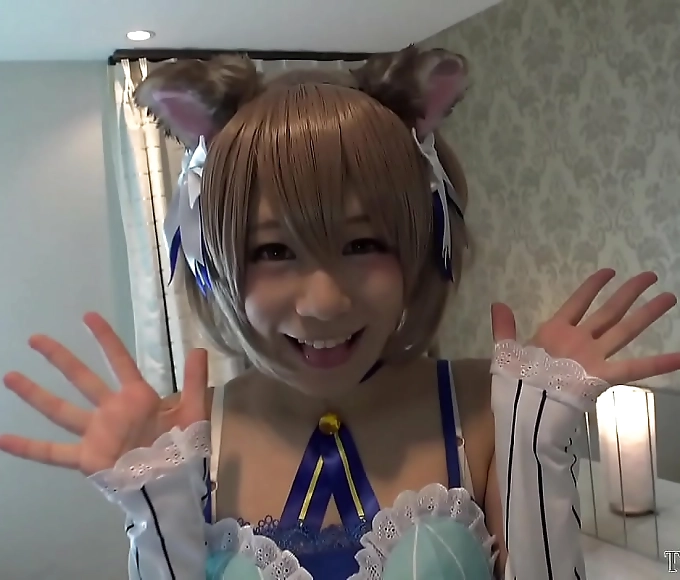 Hentai Cosplay Cat ear Holy Knight detailed analysis of Marie Konishi's lustful Nakadashi Show