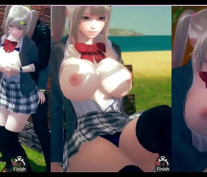 Get Ready to Be Enchanted by this Blonde Bombshell with Biggest Boobs in a JK Erotic Video Game