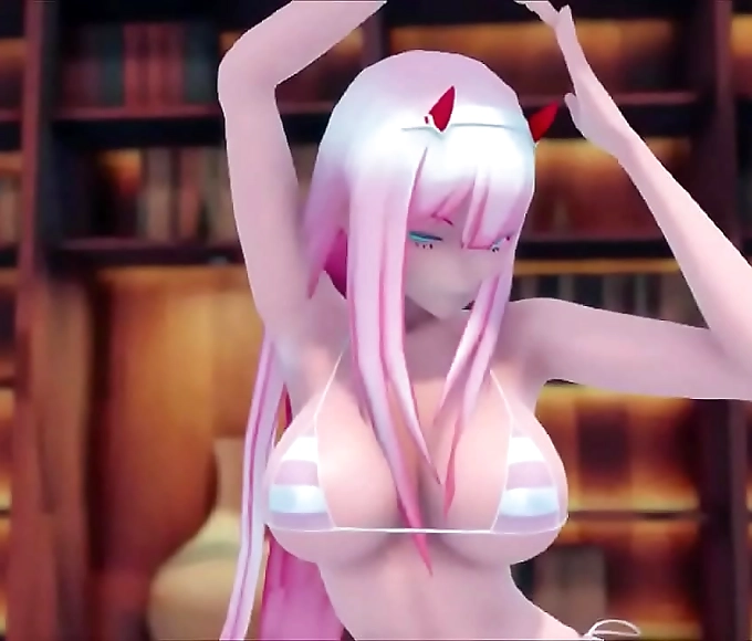 Oh My! MMD Zero two s Naughty Snap Will Make You Sweat!