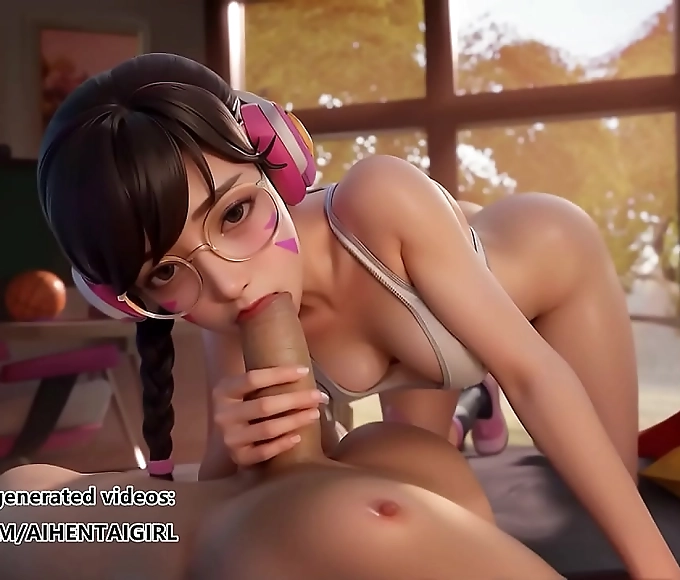 Unleash Your Desires with Diva, the Ultimate JAV Enchantress! Hentai Delight with Overwatch Student Girl Dva Blowjob Uncensored Video