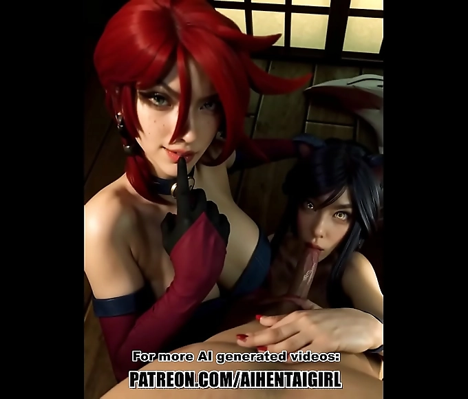 Unleash Your Inner Slut - JAV Cosplay Hentai with Miss Fortune and Ahri